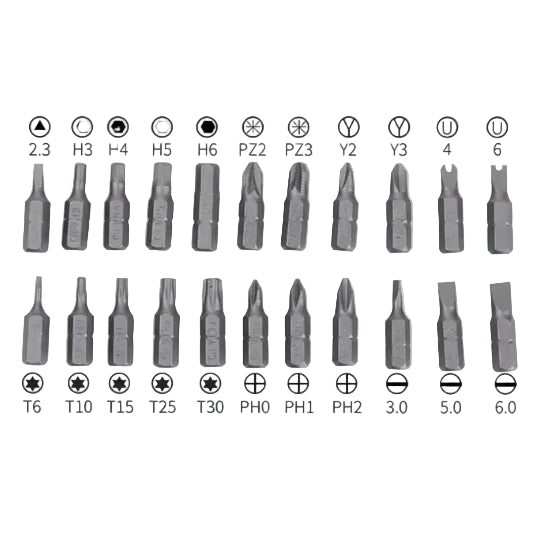 Socket Wrench Ratchet Screwdriver Set Portable Tool Kit 38-in-1