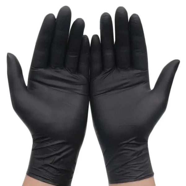 Black Nitrile Gloves Disposable Powder Free Latex Free Household Cleaning Gloves