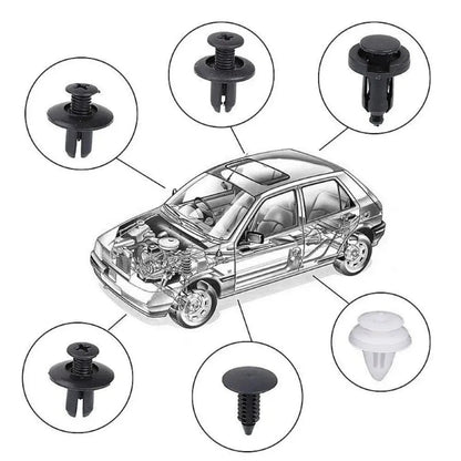 Car Door Trim Fastener Clip Set 100 Piece Opp Bag