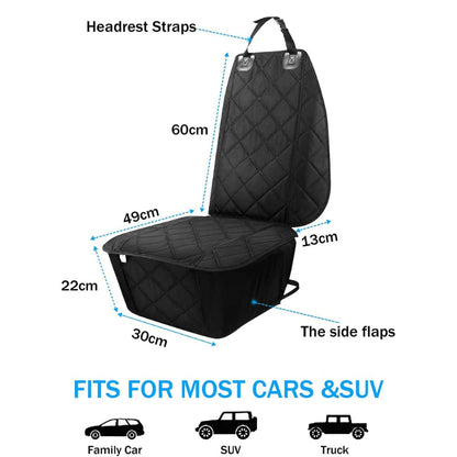 Dog Car Seat Cover Headrest Straps Secure