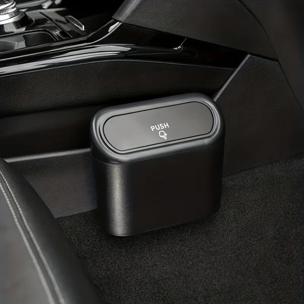 Mini Car Trash Can Press Lid (1pc, ABS)