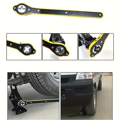 Ratchet Wrench Handle Scissor Jack(Labor-Saving)