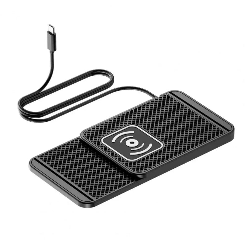 Silicone Wireless Car Charger Pad 15W Multiple Cable Variants