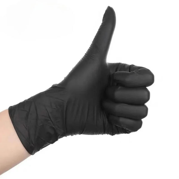 Black Nitrile Gloves Disposable Powder Free Latex Free Household Cleaning Gloves