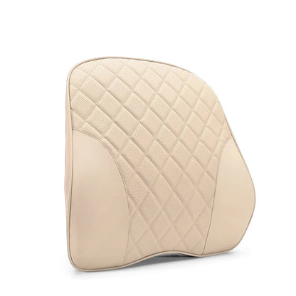 Car Lumbar Support Cushion Memory Foam Side Profile View