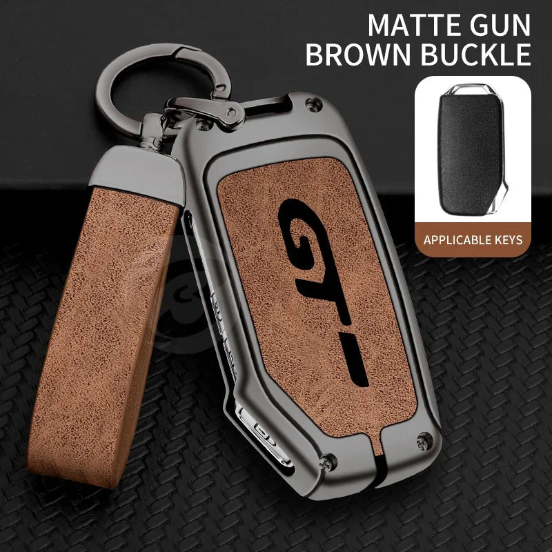 Key Case Cover Kia GT Pao Ace Kaiku K5 Standard Protector Silver
