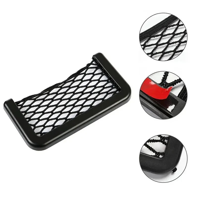 Car Storage Mesh Pack of Four Black