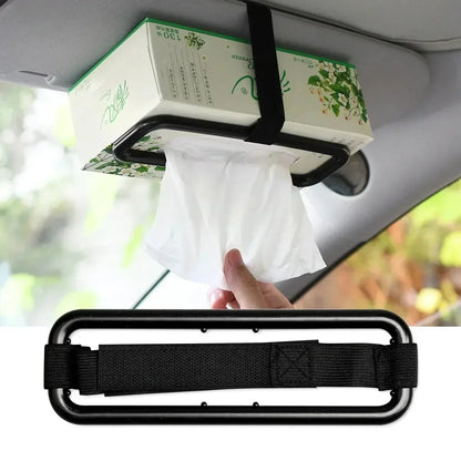 Compact Paper Towel Clip ABS Black Car