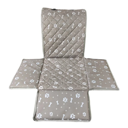 Folding Dog Seat Cover Stores Flat
