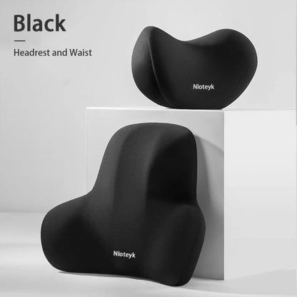 Memory Foam Car Neck Cushion Brown Suit Headrest Included