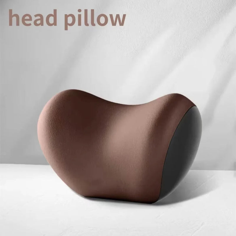 Car Comfort Pillow Breathable Headrest or Lumbar Grey Option