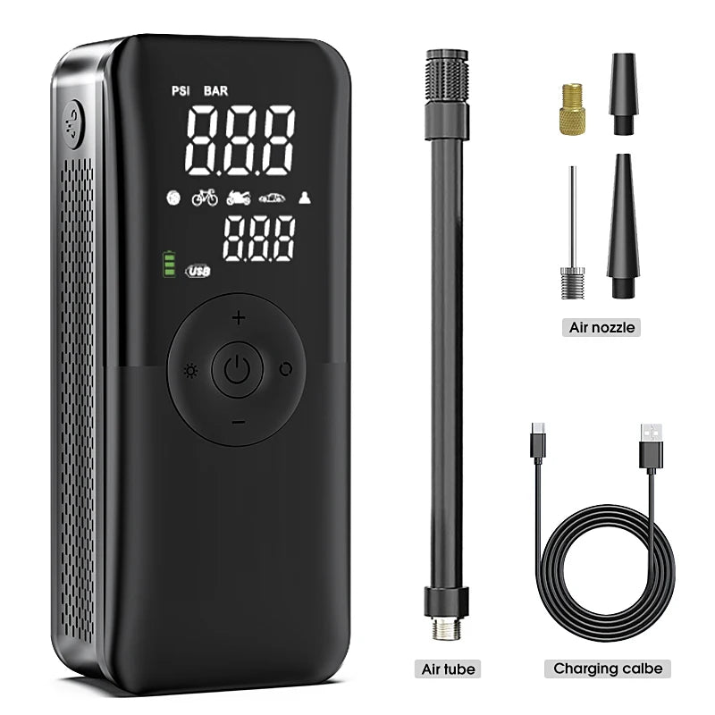 Cordless Air Pump Balls Bike Car Inflation