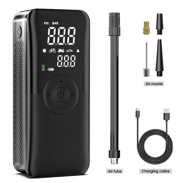 Cordless Car Air Compressor 94PSI Rechargeable Tire Inflator