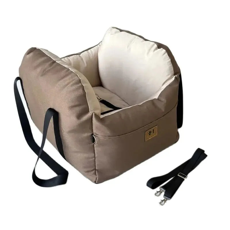 Small Dog Cat Car Bed Soft Cotton Lining