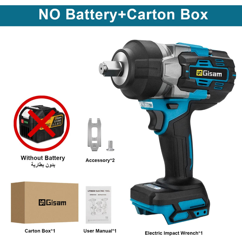 Impact Wrench GISAM Makita 18V With Battery Kit Option