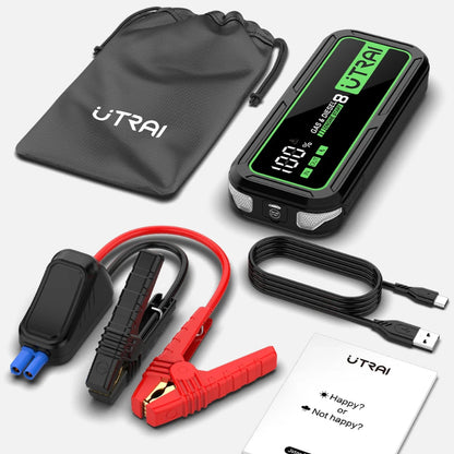 UTRAI JS-8 Jump Starter 20000mAh Display Screen Overview