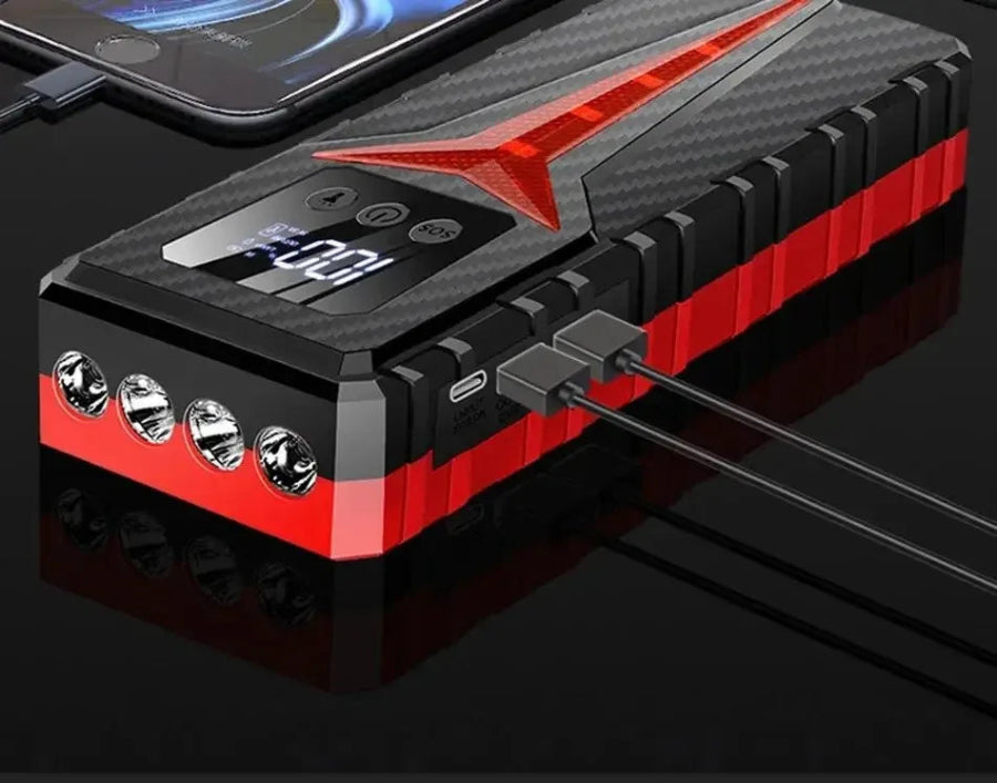 Car Jump Starter 8000A Power Bank USB Output Compact Design