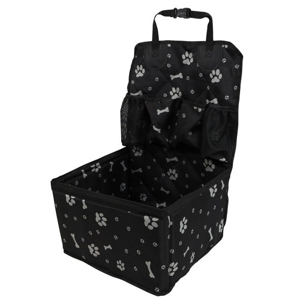 Dog Car Seat with Storage Pockets Non Slip Travel Bed