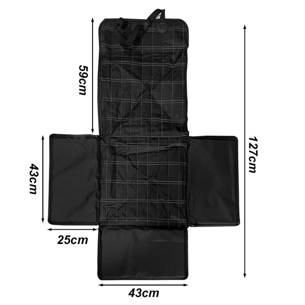 Folding Dog Car Hammock Waterproof for Large Breeds