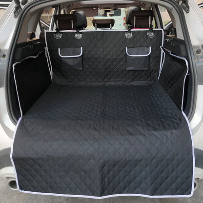 Waterproof Dog Car Seat Cover Extended Side Coverage View