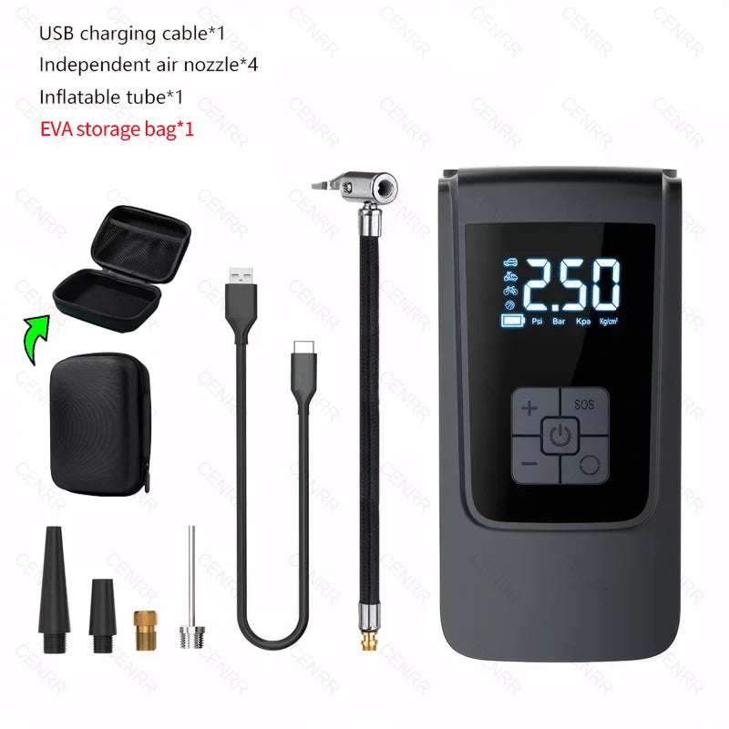 Wireless Air Pump Storage Cloth Cover Included