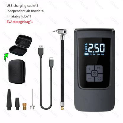 Wireless Air Pump Storage Cloth Cover Included