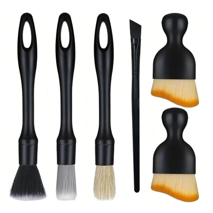 Professional Car Detailing Brushes Kit – Interior & Wheel Cleaning
