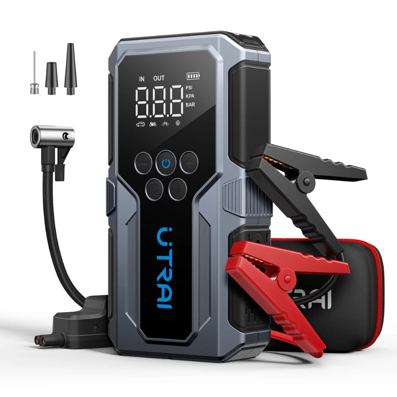 UTRAI JS-9 1500A Jump Starter 150PSI Air Pump Power Bank SOS Light