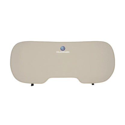 VW Ice Silk Seat Cushion Cover Beige Headrest Set View