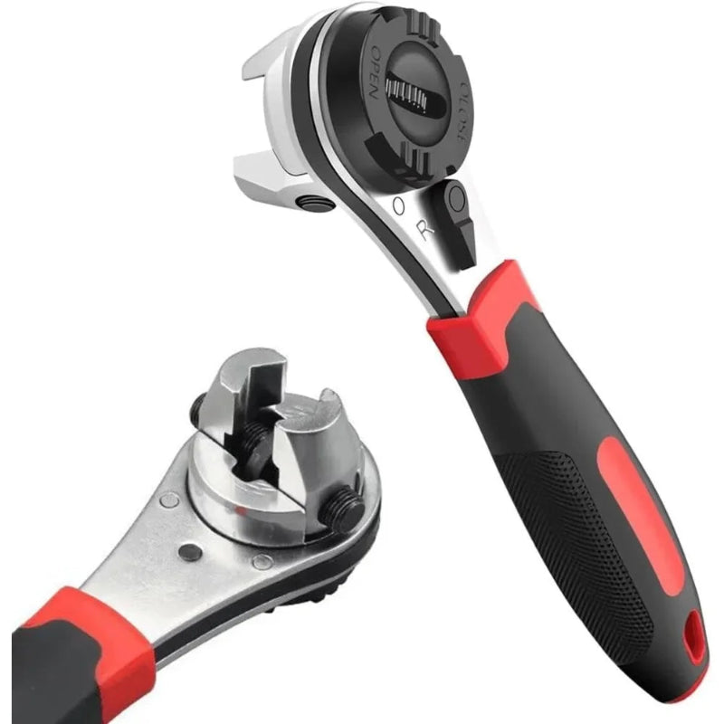 Adjustable Ratchet Wrench 6 to 22mm CR V Steel Tool