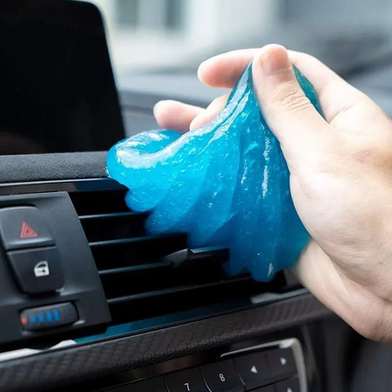 Car Cleaning Gel Dust Remover 70g Blue Colour Pack Shot