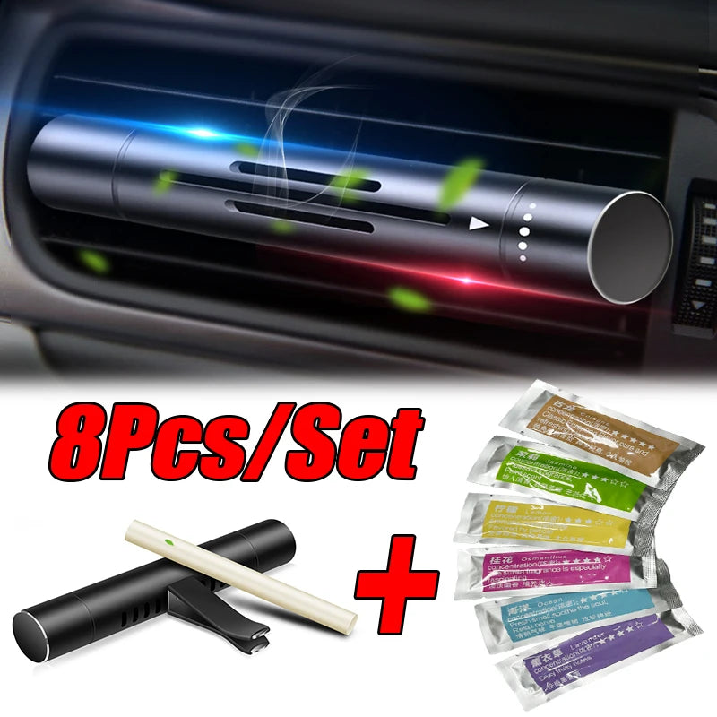Car Freshener Vent Clip Silver Colour Fragrance Stick Insert