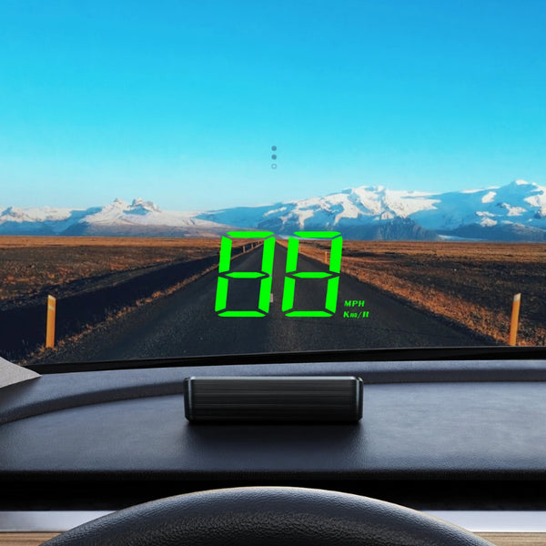 Car Head Up Display HUD Speedometer KM/H Windshield Projector