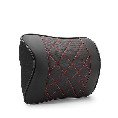 Car Headrest and Lumbar Cushion Set Multiple Colour Options