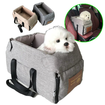 Console Booster Dog Car Seat Small Dogs Cats