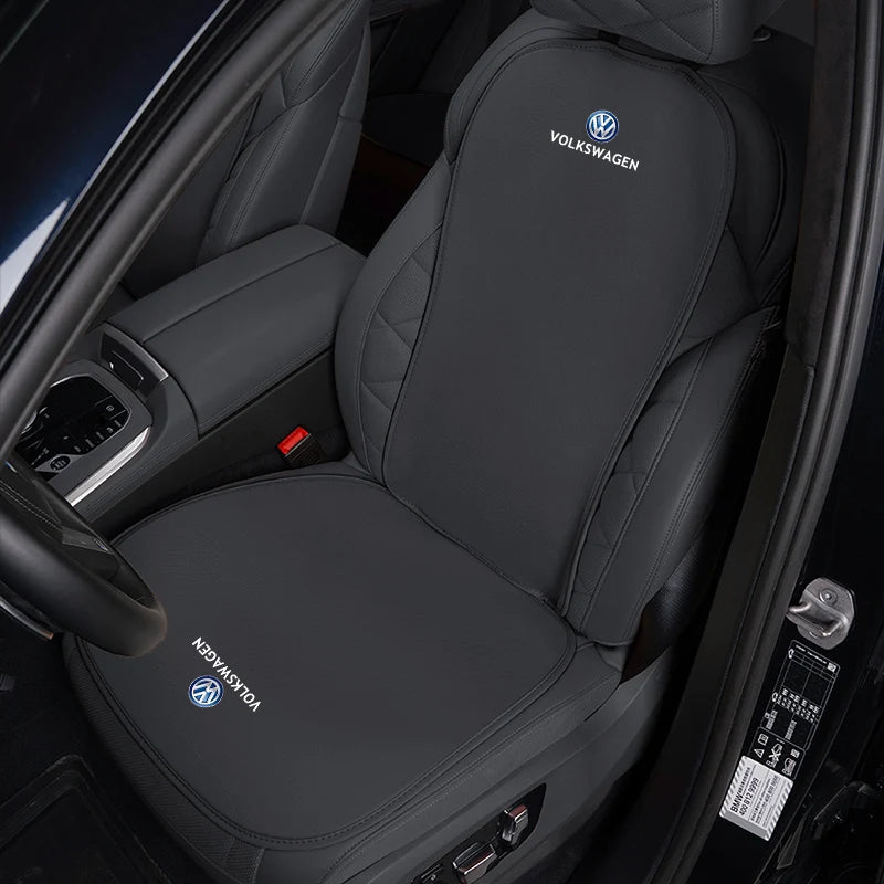 VW Ice Silk Cooling Seat Cover Golf Polo Black Interior View