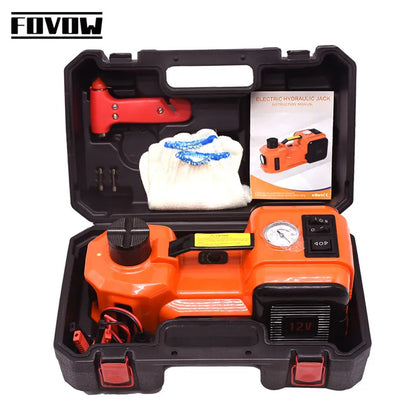 Electric Hydraulic Floor Jack 5 Ton 3 in 1 Set