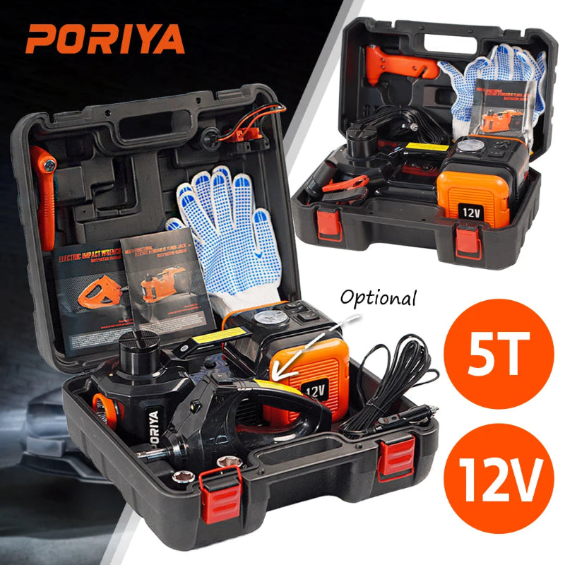 Electric Hydraulic Floor Jack 5 Ton 12V Car Jack