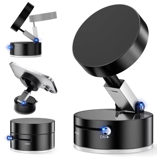 Magnetic Phone Holder with Vacuum Suction Base