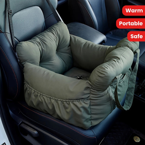 Non Slip Dog Car Bed for Small Dogs with Secure Straps