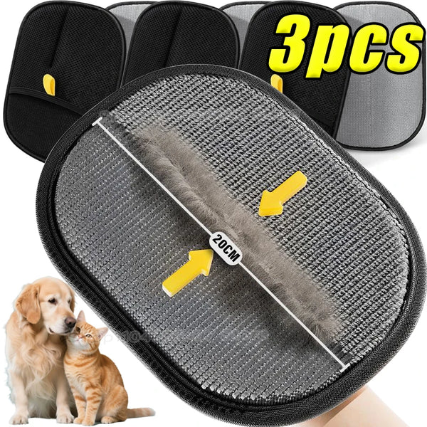Reusable Pet Hair Removal Mitts Electrostatic