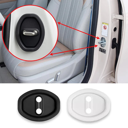 Silicone Car Door Lock Protection Covers Anti-Collision Buffer Caps (4PCS)