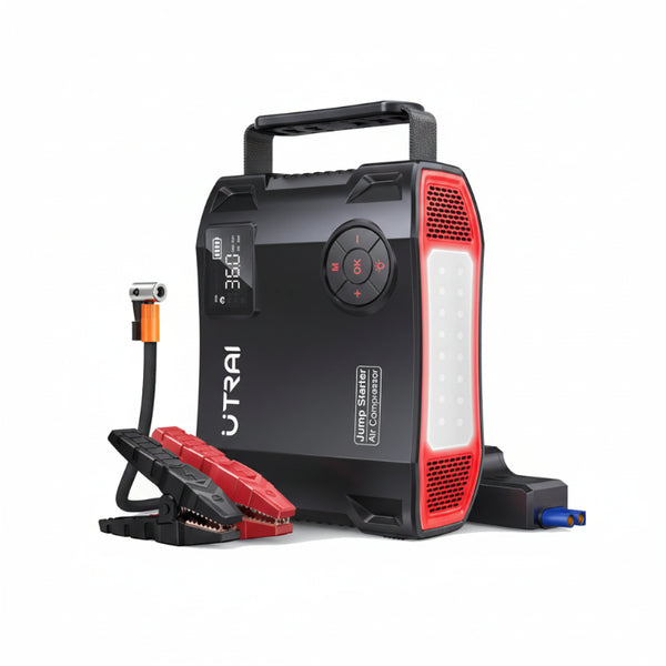 UTRAI JS-5 2000A Jump Starter Air Compressor 150PSI 16000mAh