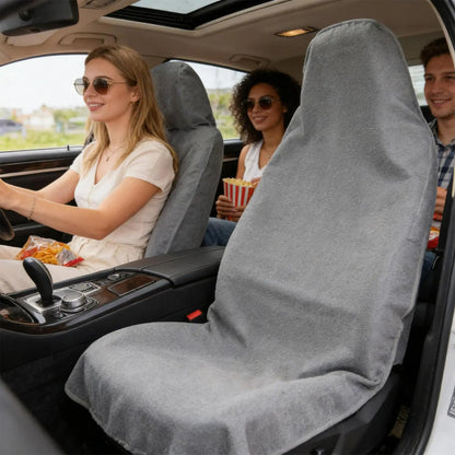 Universal Car Seat Cover Cushion Breathable Waterproof Black