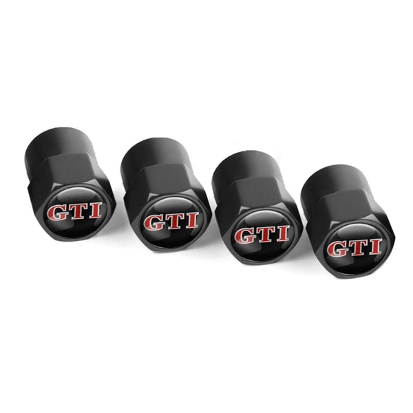 Valve Caps Tire Premium for VW 4pcs (Aluminum Alloy, Logo)