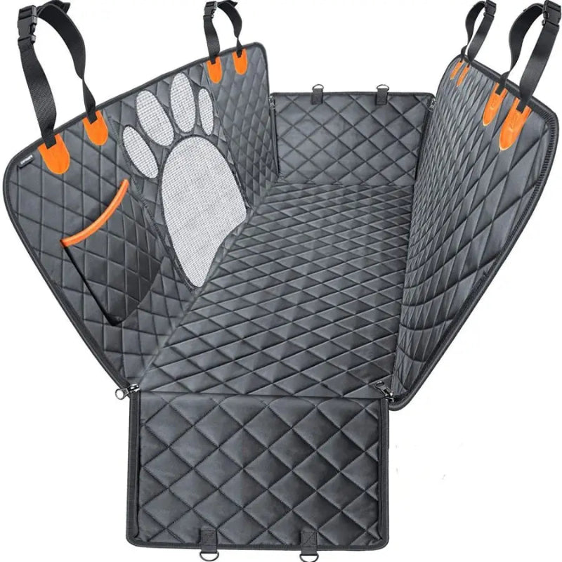Waterproof Dog Car Seat Hammock with Mesh Window