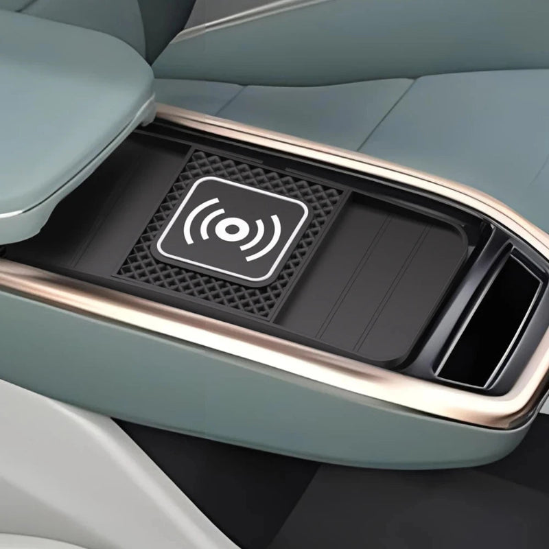 Wireless Car Charging Pad, Non-Slip Rubber Mat (USB Powered) for iPhone & Android