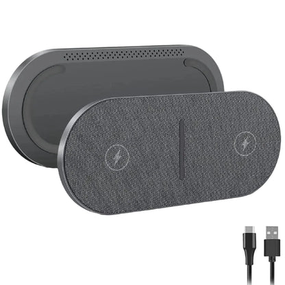Wireless Charger Dock (Phone + Earbuds) Type-C 2-in-1 