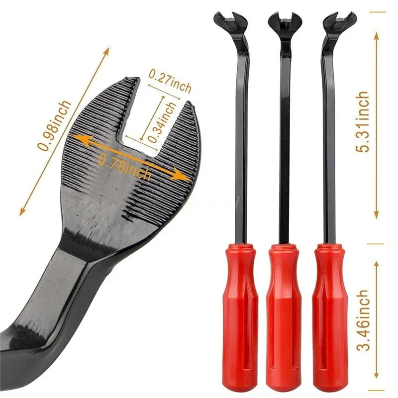 Trim removal pliers for tight spots