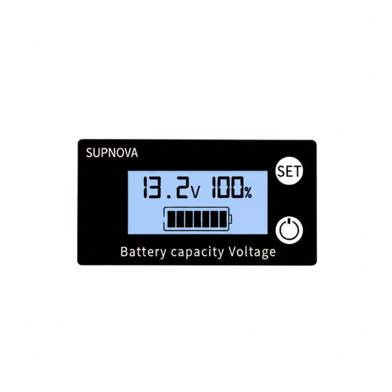RV solar battery voltage indicator